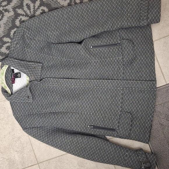 Peck & Peck Women's Quilted Jacket XL Gray - Picture 3 of 6